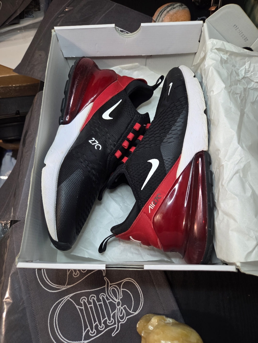 Nike Air Max 270 "University Red" Black White - Men’s Size 11.5